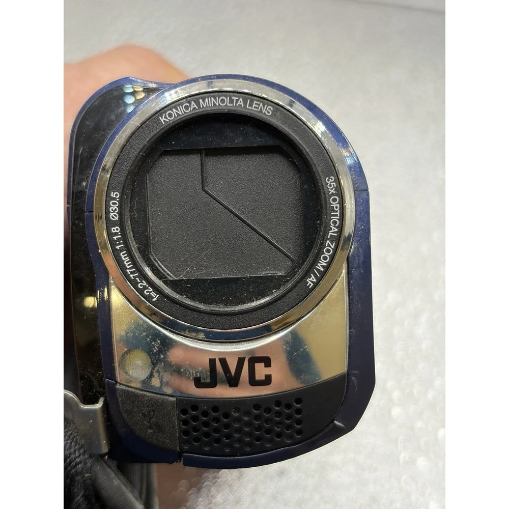 JVC Everio GZ-MG330AU 30GB HDD Digital Video Camcorder Blue Not Tested W/battery